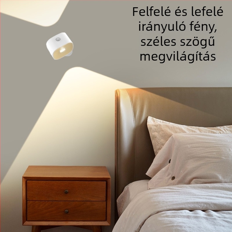 Delchamp mágneses falikar két fényforrással, beltéri folyosóhoz és hálószobához, beépített akkumulátorral