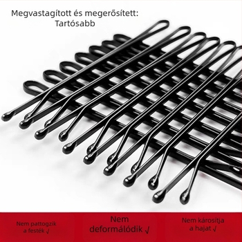 Sminkmestereknek szóló egykaros hajcsat, vastag és erős, fekete