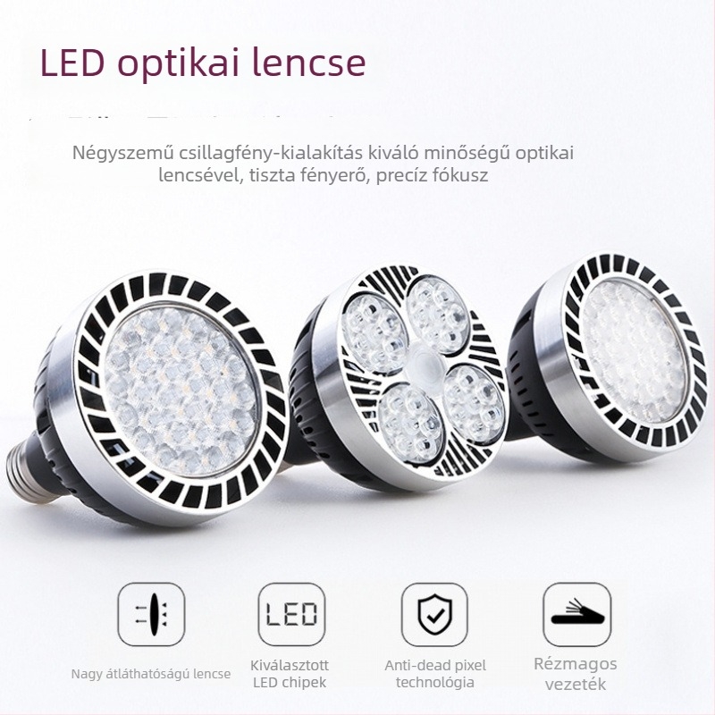 Par30 LED COB fényforrás, E27 csatlakozóval, sínvilágítású spotlámpa üzletekhez, 45W