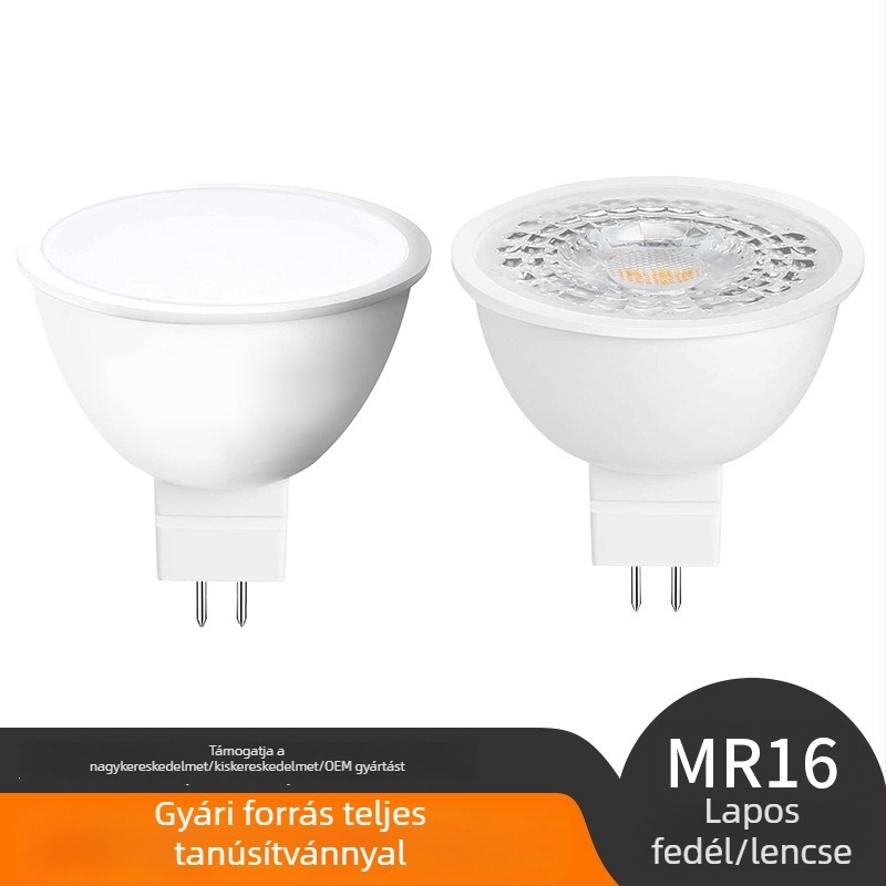 MR16 GU5.3 LED fényforrás sínvilágításhoz, 12V alacsony feszültség