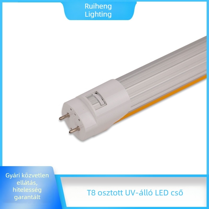 T8 LED cső UV-védővel pormentes műhelyekhez