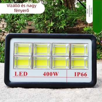 LED reflektor 200W-500W, robus és vízálló, IP66, beltéri és kültéri használatra; ideális stadionokhoz, kosárlabda pályákhoz és reklámvilágításhoz