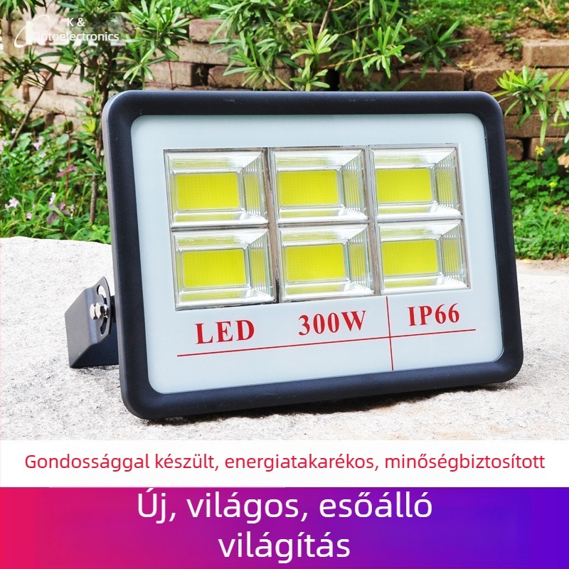 LED reflektor 200W-500W, robus és vízálló, IP66, beltéri és kültéri használatra; ideális stadionokhoz, kosárlabda pályákhoz és reklámvilágításhoz
