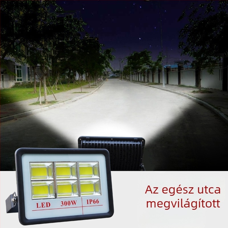 LED reflektor 200W-500W, robus és vízálló, IP66, beltéri és kültéri használatra; ideális stadionokhoz, kosárlabda pályákhoz és reklámvilágításhoz