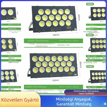 1000W LED fényvető kültéri IP66 vízálló, stadion és reklám világítás