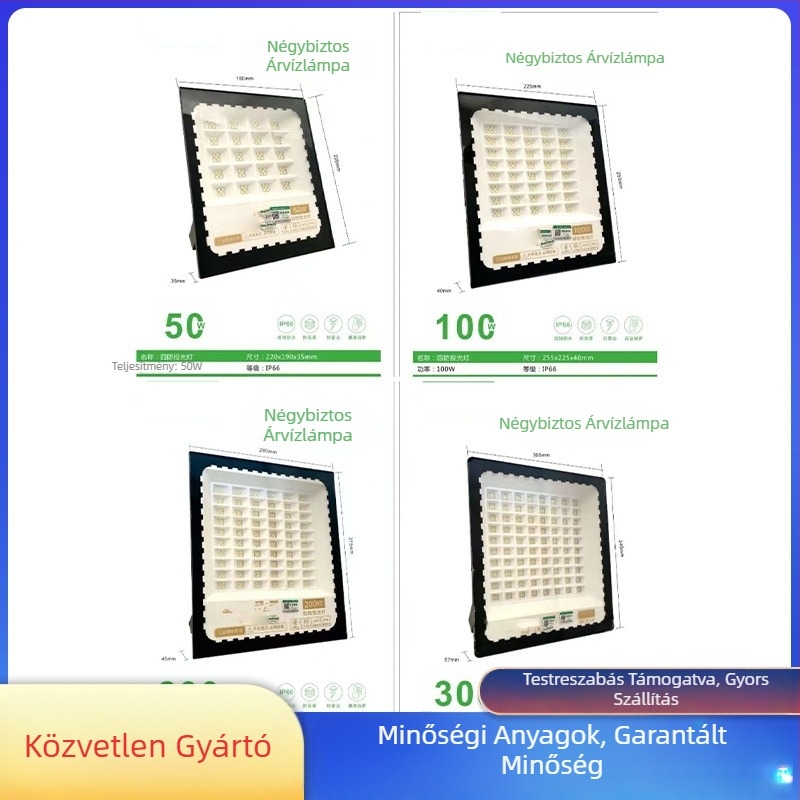 1000W LED fényvető kültéri IP66 vízálló, stadion és reklám világítás