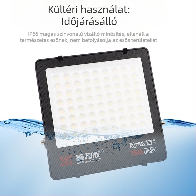 Egyedi kültéri LED vetítőfénye edzőtermekhez, ipari és bányászati felhasználásra, anti-glare grafén magas fényerővel Xin Chaohui
