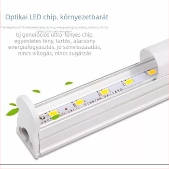 Nappali LED világítás, energiatakarékos beépített LED-lámpa T5, hosszok 0,3/0,6/0,9/1,2 m, T8
