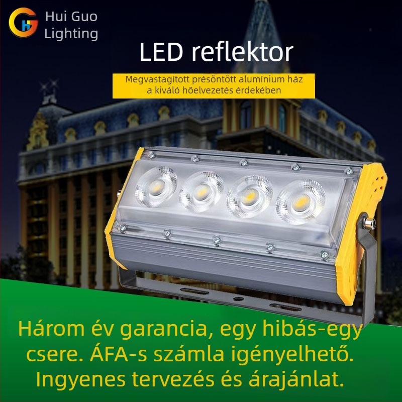 50W LED vetítőfény fákhoz, reklám táblákhoz és gyepesítéshez, RGB spotlámpa kültéri IP65