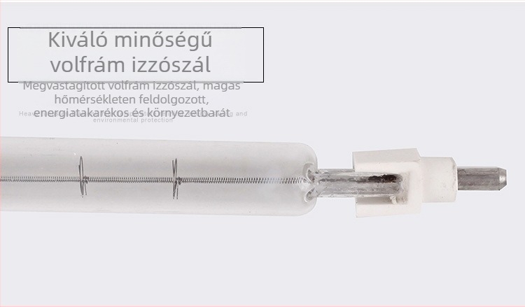 1000W wolframlámpa csipeszes tartóval, 220V, beltéri használatra