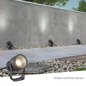 LED COB talajlámpa fákhoz és gyephez – kültéri vízálló tájvilágítás