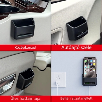 Autó középkonzol kulcs- és távirányító tároló doboz