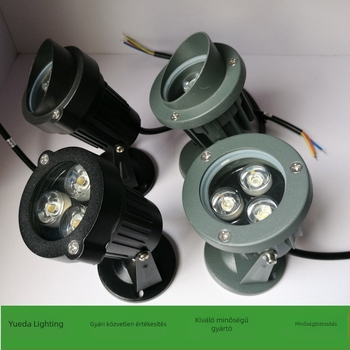 3W-os LED reflektorház kis spotlámpához
