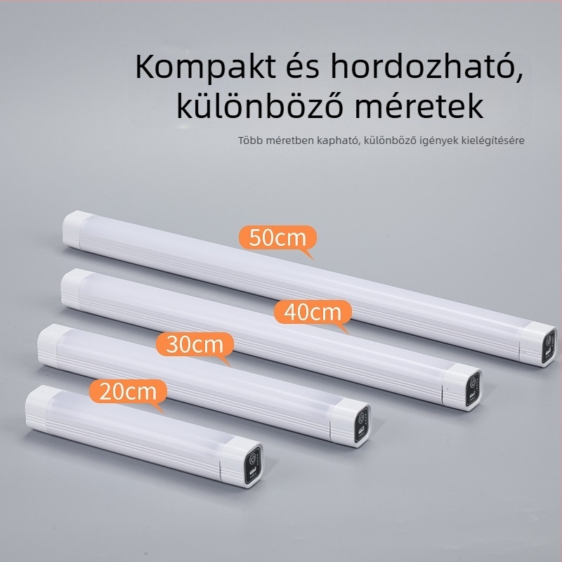 LED hordozható vészvilágítás USB-töltéssel, mágneses rögzítés éjjeli piacokhoz