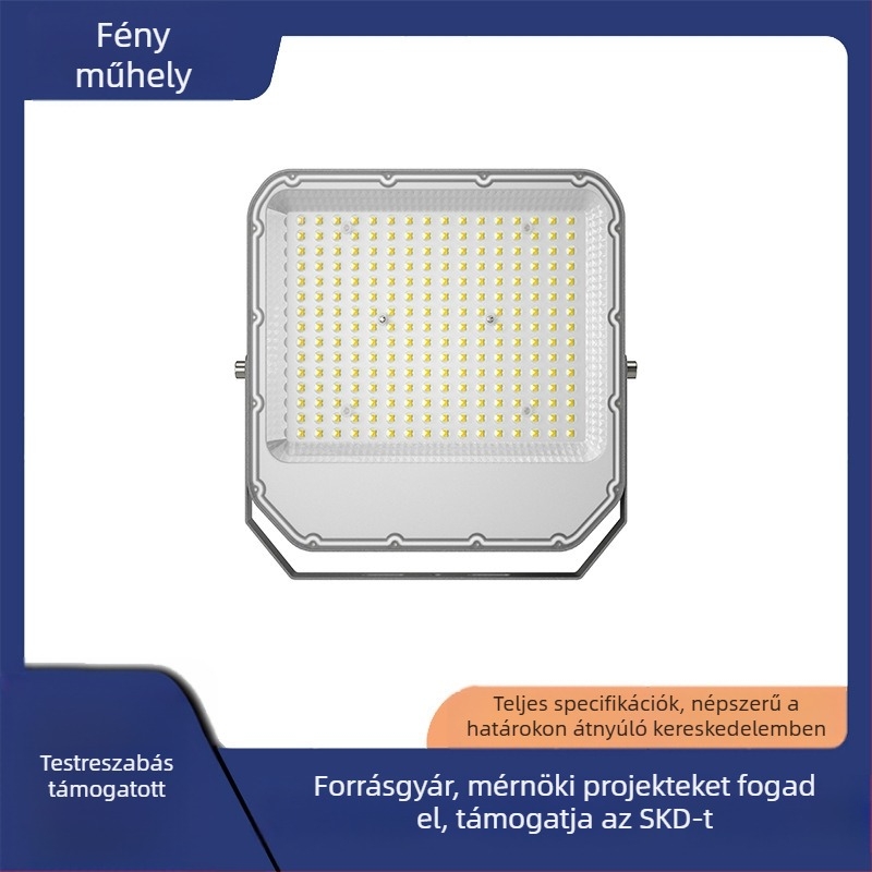 Kültéri LED floodlight, ultra-erős fényű, vízálló, kertekhez és udvarokhoz, 30W
