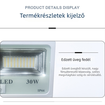 LED kültéri reflektor fényérzékelő szenzorral, alacsony feszültség, 36V/48V/60V