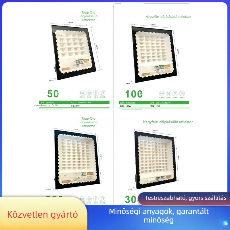Yaming LED fényvető 500W/400W, kültéri vízálló világítás stadionhoz és pályához