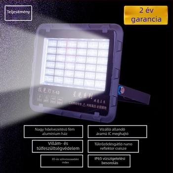 LED reflektor kültéri és beltéri, vízálló, ipari és műhely világítás, nagy teljesítmény