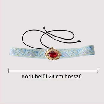 Gyerekeknek szóló ősi kínai stílusú hajpánt homlokdísszel – fiú jelmez kiegészítő