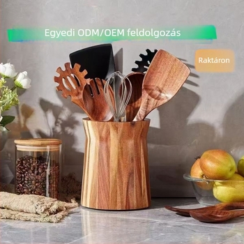 Forgó evőeszköz-tároló doboz – sokoldalú szervező konyhához és az asztalhoz