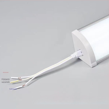 LED derékszögű lámpa cső, 1.2 m, 40W/60W, sarok LED cső, integrált T90, felületre szerelhető, hosszú háromszög világítás
