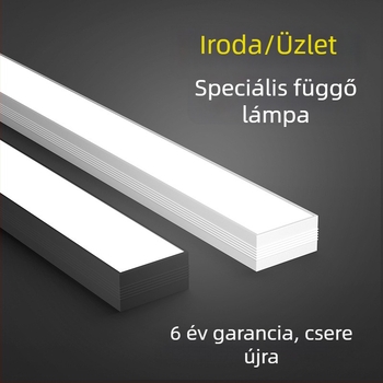 TriacLED téglalap alakú LED-szalagfény – rendkívül fényes irodába, osztályterembe és élő stúdióba, mennyezeti lámpa kereskedelmi célokra