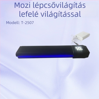 Mozi lépcső LED világítás, alumínium ötvözet, csúszásmentes LED lépcsőfény