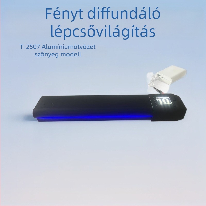Mozi lépcső LED világítás, alumínium ötvözet, csúszásmentes LED lépcsőfény