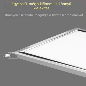 Integrált LED panel lámpa 60×120 cm mennyezetre, konyha és fürdőszoba világítás, magas fényerő