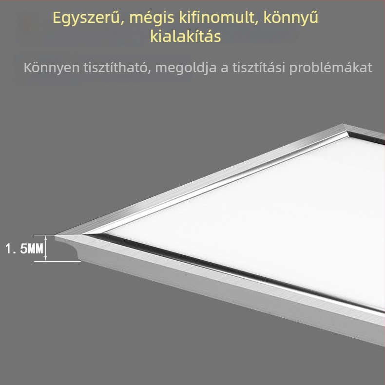 Integrált LED panel lámpa 60×120 cm mennyezetre, konyha és fürdőszoba világítás, magas fényerő