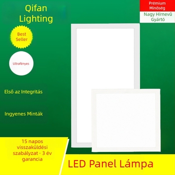 LED panel lámpa konyhához – 600x600 ultra vékony, sík panel, 300x300 integrált fény