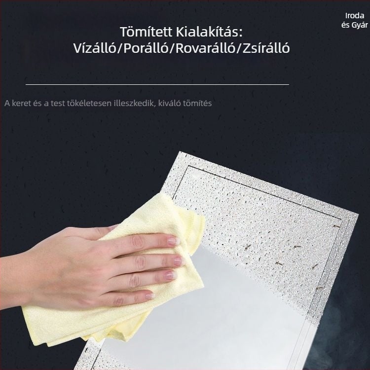 LED panel lámpa konyhához – 600x600 ultra vékony, sík panel, 300x300 integrált fény