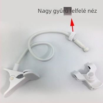 Rugalmas növénylámpa klip tartóval, teljes spektrumú világítással és telefon tartóval