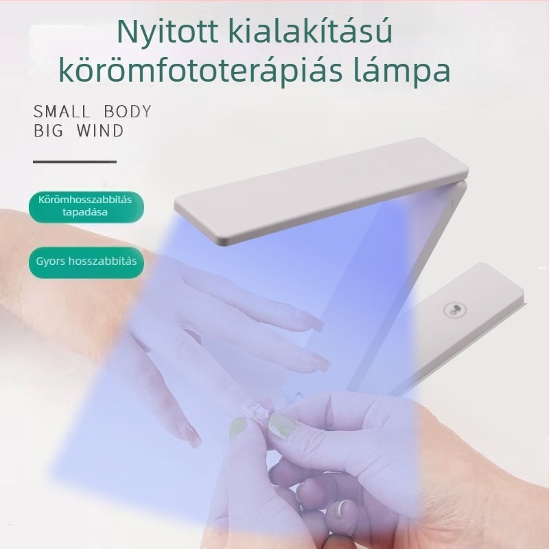 Összecsukható UV LED asztali lámpa szemvédővel és töltéssel, irodához és tanuláshoz, körömlámpa
