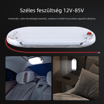 Teherautófülke LED világítás – ultrafényes LED fénycsík, camper/RV járművekhez, kemping világítás, belső olvasólámpa, éjszakai fény