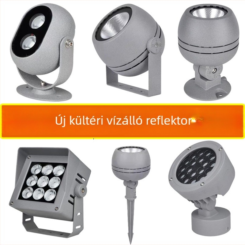 Kültéri RGBW földbe süllyeszthető világítás – reflektor és spot világítás a kerthez, fákhoz és az udvarhoz (vízálló)