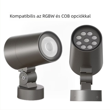 LED talaj alatti világítás tájvilágításhoz, kültéri vízálló kertvilágítás gyephez és fákhoz