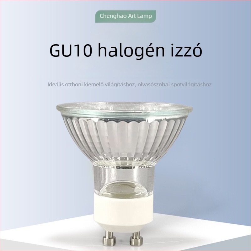 GU10 halogén lámpa aromaterápiához, melegítő lámpa viasz olvasztásához, 35W, kandalló-lánghatás