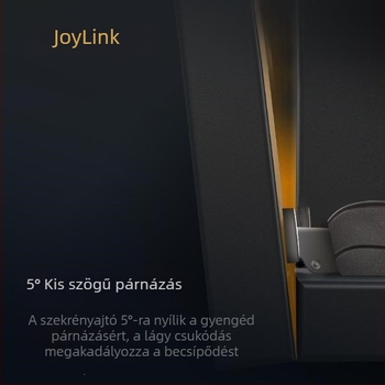 Joylink ruhásszekrény zsanér hidraulikus csillapítóval, kétlépcsős működés, univerzális faajtókhoz
