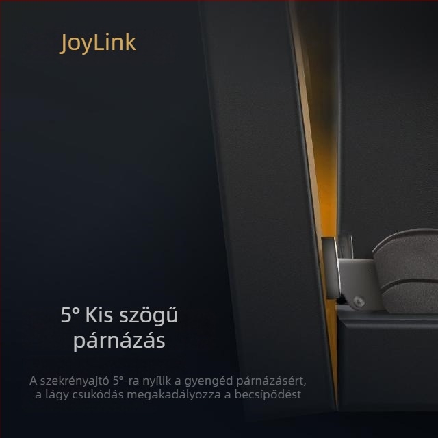 Joylink ruhásszekrény zsanér hidraulikus csillapítóval, kétlépcsős működés, univerzális faajtókhoz