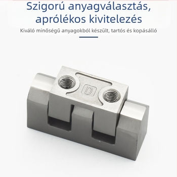 CL126-2 Szekrényajtó csukló, 304 rozsdamentes acél, H-alakú, nehéz kivitelű berendezésekhez