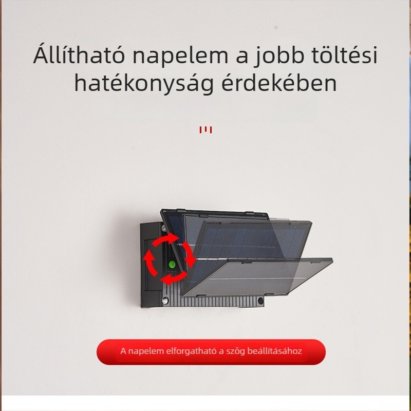 Napelemes falikar kültéri IP65, RGB kertvilágítás teraszra és erkélyre