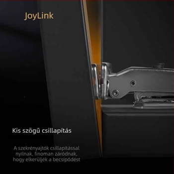 JoyLink Bal oldali Szomszéd Alpha, 35 mm vastag ajtópánt, gyors szerelés, levehető, 0 fokos szögű szekrényajtó