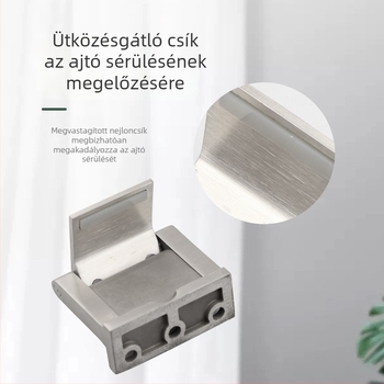 304 rozsdamentes acélból készült, 90°-os kézi lopás elleni ajtózár beltéri használatra
