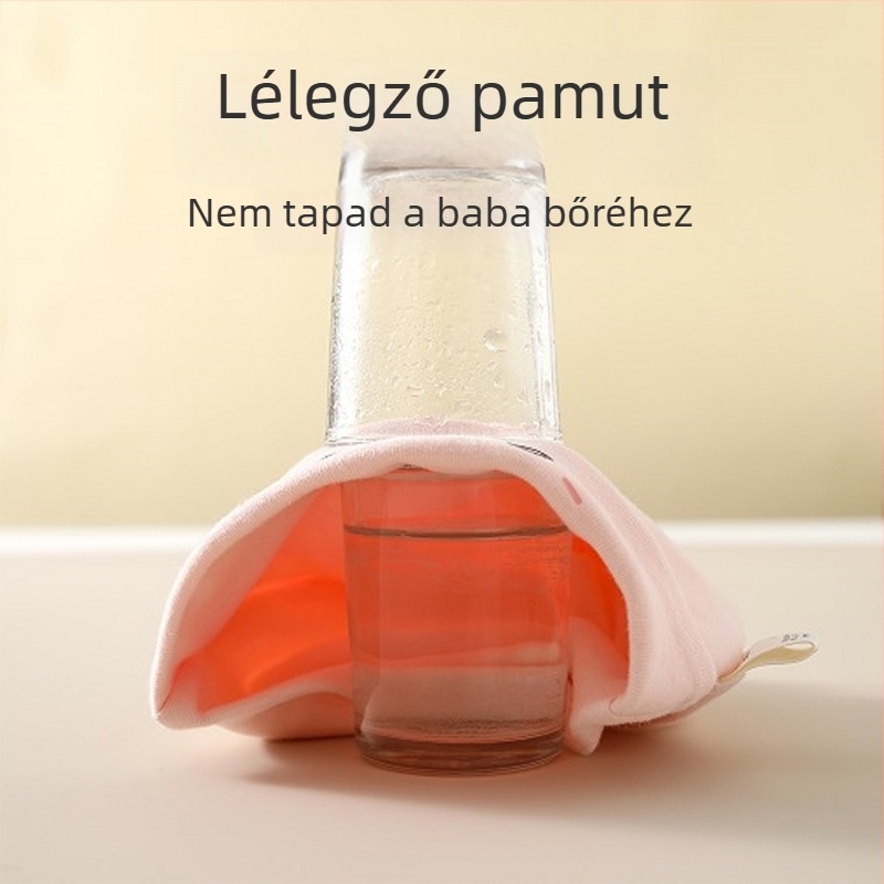 Rice Beans újszülött fontanel sapka, 0–3 hónapos baba, kupola alakú velúr sapka, tavasz–ősz, uniszex