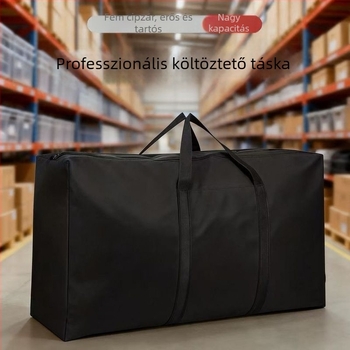 75 L vagy nagyobb tároló- és költöztető táska, Oxford anyagból, vízálló, kopásálló, száraz/nedves szétválasztás, ruhák és ágyneműk tárolására, utazási táska