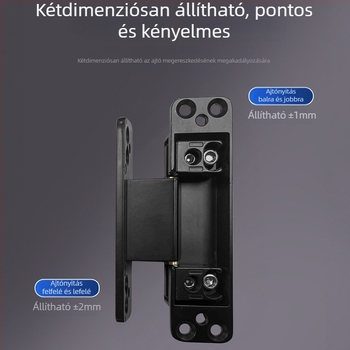 Kétdimenziós rejtett pánt, csendes és állítható, beltéri faajtókhoz keskeny kerettel