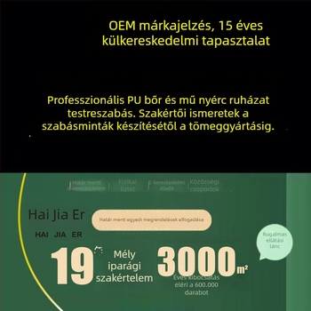 2025 őszi férfi PU bőrből készült dzseki, üzleti-közéleti stílus, gallér, zipzár, több zseb, karcsúsított szabás