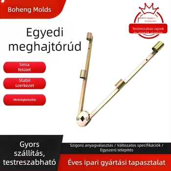 Mozgatható térelválasztó ajtókhoz teleszkópos meghajtó rúd