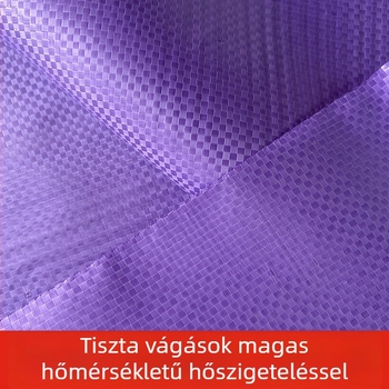 Lila vastagított műanyag szövött zsák kígyóbőr mintázatú zseb-stílussal, masszív és tartós költöztetéshez és csomagoláshoz